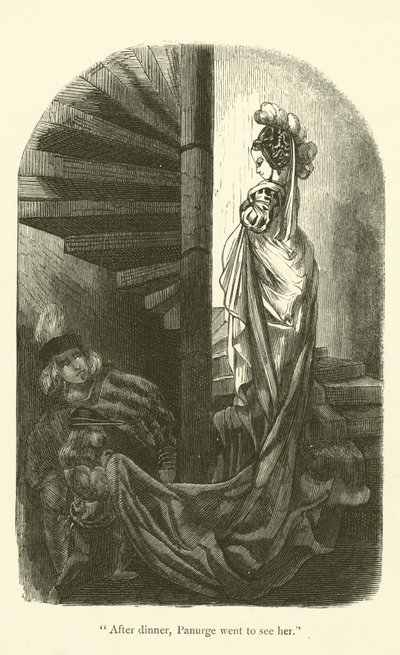 Illustratie voor de werken van Rabelais door Gustave after Dore